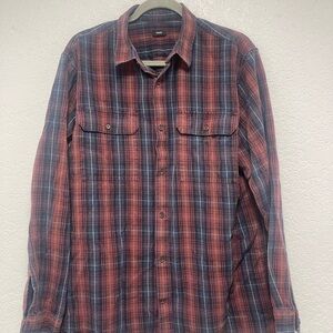 Vince Men's Plaid Long Sleeve button up
